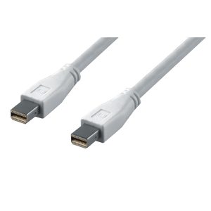 Mini DisplayPort Anschlusskabel, St/St, 2.0m, weiß 
