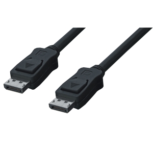 Displayport 1.2 cable, 4K@60Hz, m/m, 360° EMI/RFI, 5m, black, INDUSTRY 