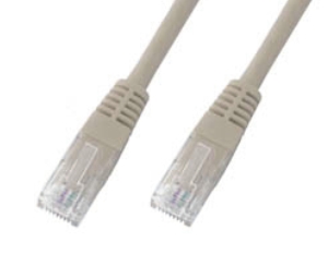 CAT6 Netzwerkkabel U-UTP, PVC, 5 Gbit, 7.5m, grau 