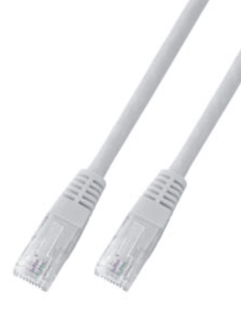 CAT6 Netzwerkkabel U-UTP, PVC, 5 GBit, 2.0m, weiss 