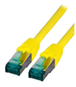 CAT6A Netzwerkkabel S/FTP, RJ45, LSZH, 10GB, gelb, 7.50m 