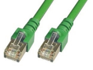 CAT5e patch cord SF/UTP, PVC, RJ45, 2.5Gbps, 50.0m, green 