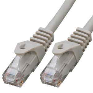 CAT6 Netzwerkkabel UTP LSZH 5Gbit RJ45 0,25m grau 