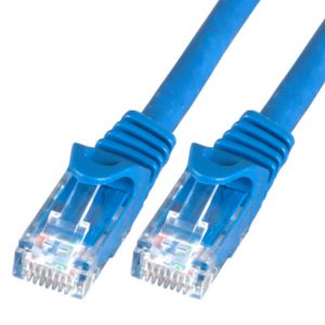 CAT6 Netzwerkkabel UTP LSZH 5Gbit RJ45 0,25m blau 