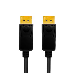 DisplayPort 1.2 cable, 4K@60Hz, m/m, 1.0m, black, BASIC 