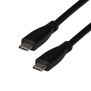 USB-C 4.0 Gen.3x2 Anschlusskabel, 40Gbit, 100W, 8K@60Hz, St/St, 0.80m, schwarz 