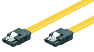HDD SERIAL ATA connection cable, 7p Type L, m/m, 0.50m, w/Lock, 1.5 - 6.0 Gbps 