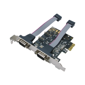 PCI EXPRESS serial card, 2 Port, incl. low-p-bracket 