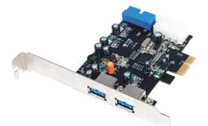 Schnittstellenkarte PCIe USB 3.0 - 2+2 Port 