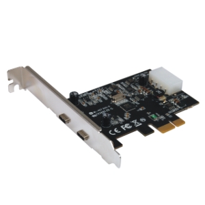 Schnittstellenkarte PCIe USB 3.0, 2x USB-C 