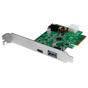 Schnittstellenkarte PCIe USB 3.2 Gen 2, 1x USB-C, 1x USB-A, PD max 30W 