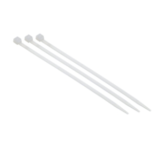 CABLE TIES 165mm, 2.6mm width, transparent, Pack of 100 
