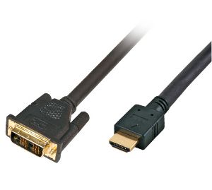 High Speed HDMI™ zu DVI-D 18+1 Kabel, Full HD, 2.0m, schwarz 