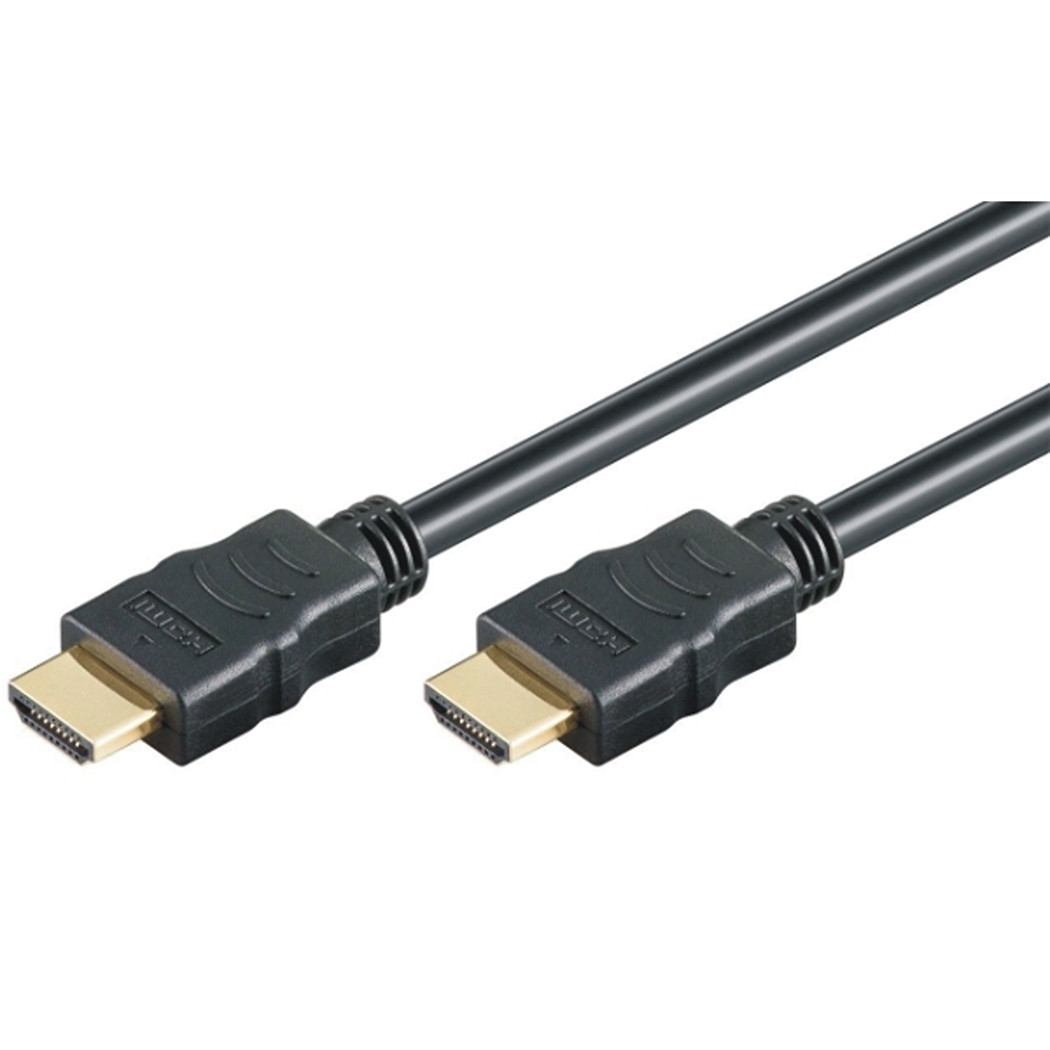High Speed HDMI Cable w/E, 4K@30Hz, m/m, 10.0m, black 