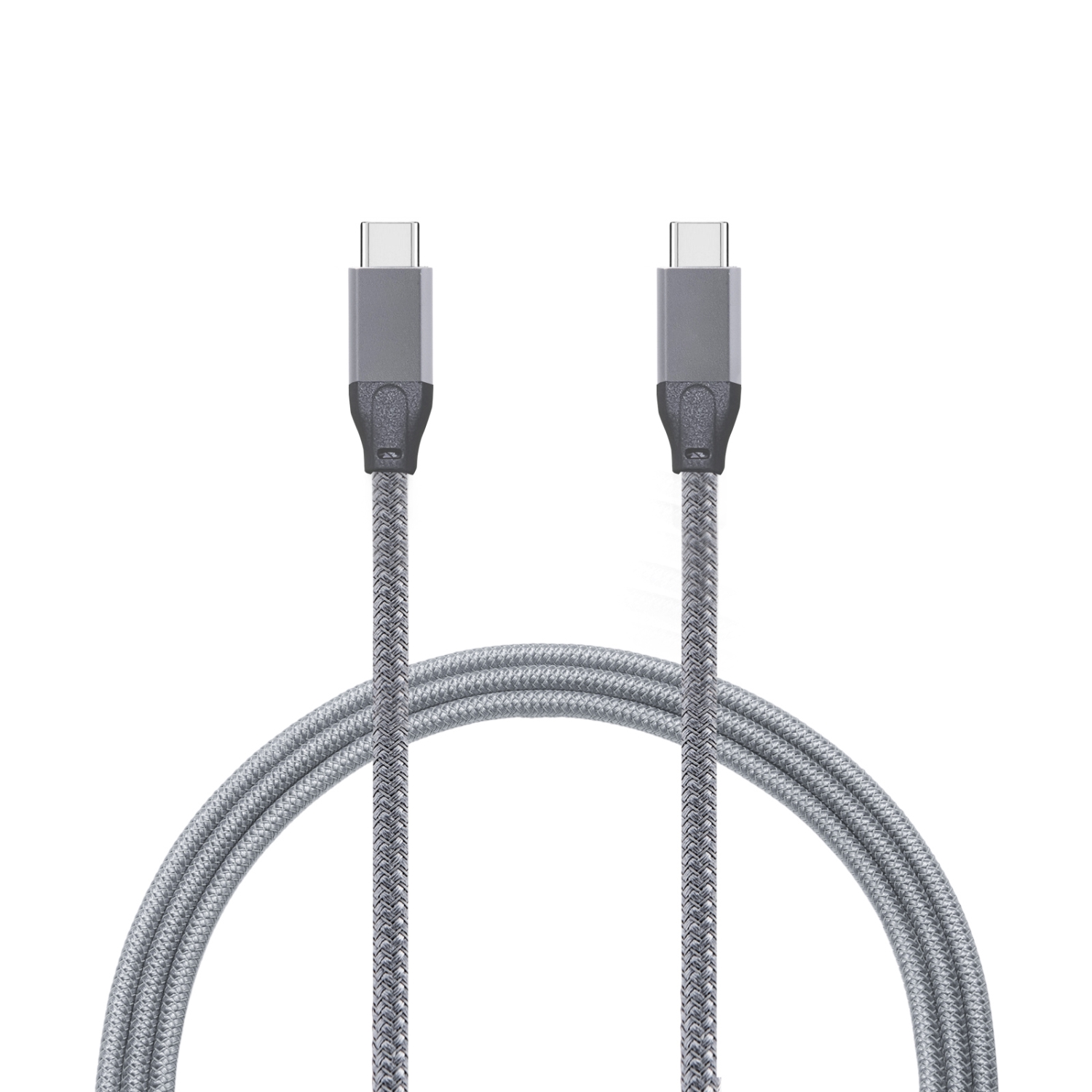 USB3.2 Gen 2x2 type C-C cable 20GB 100W 20V/5A 4K60Hz M/M 5m grey braided PRO 