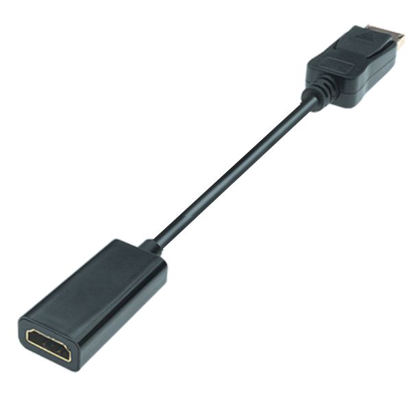 DisplayPort 1.2 zu HDMI High Speed Adapter, 4K@60Hz, St/Bu, 0.2m, aktiv 