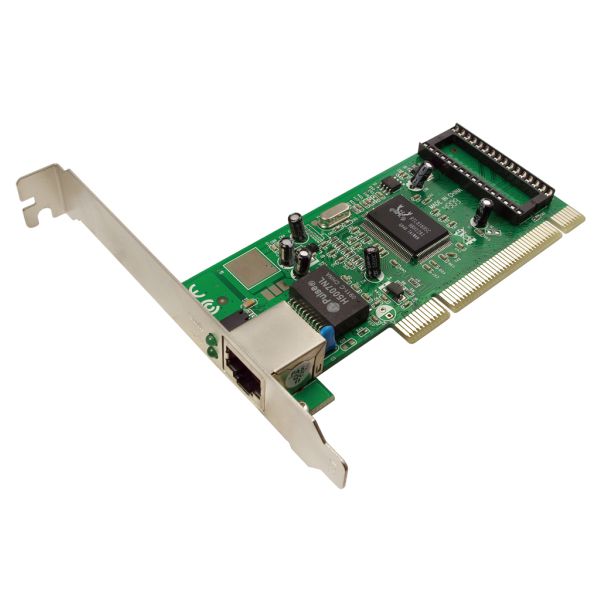 PCI Gigabit network card, 1x RJ45, 10/100/1000 Mbits 