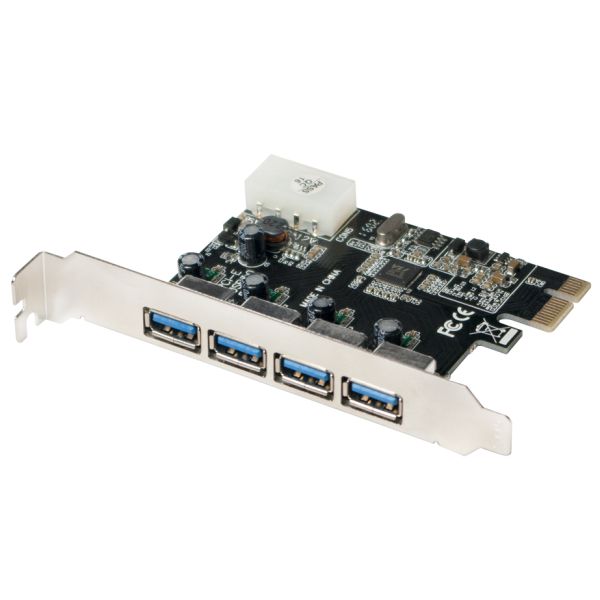 Schnittstellenkarte PCIe USB 3.0, 4-Port 