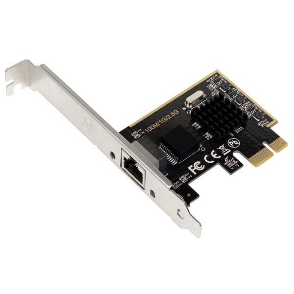 Schnittstellenkarte PCIe 2,5 Gigabit, 1x RJ45 